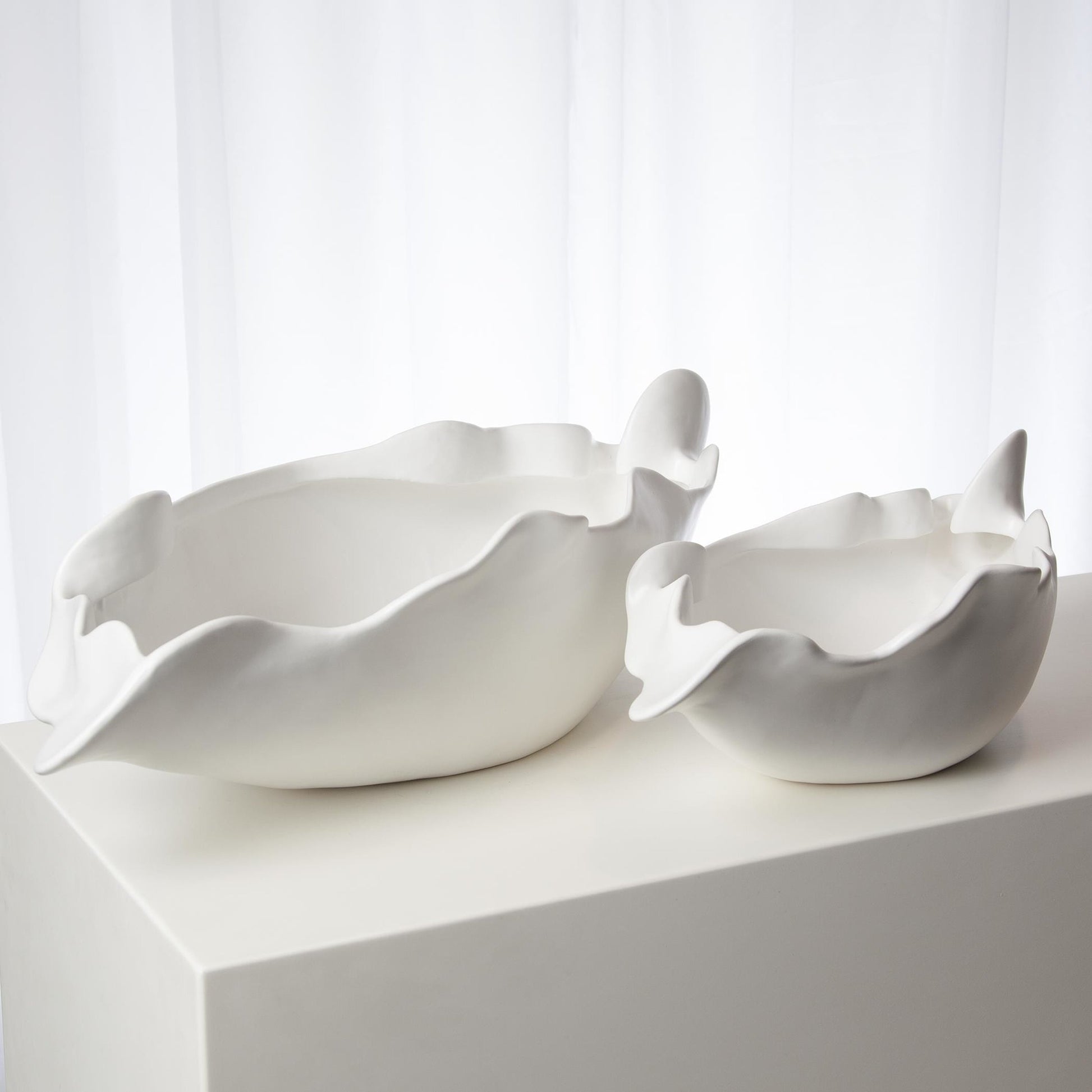 Free Form Organic Bowl by Global Views. Made from ceramic in a modern style.