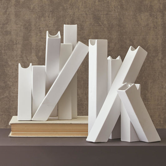Collage Vase by Global Views. Made from ceramic in a modern style.