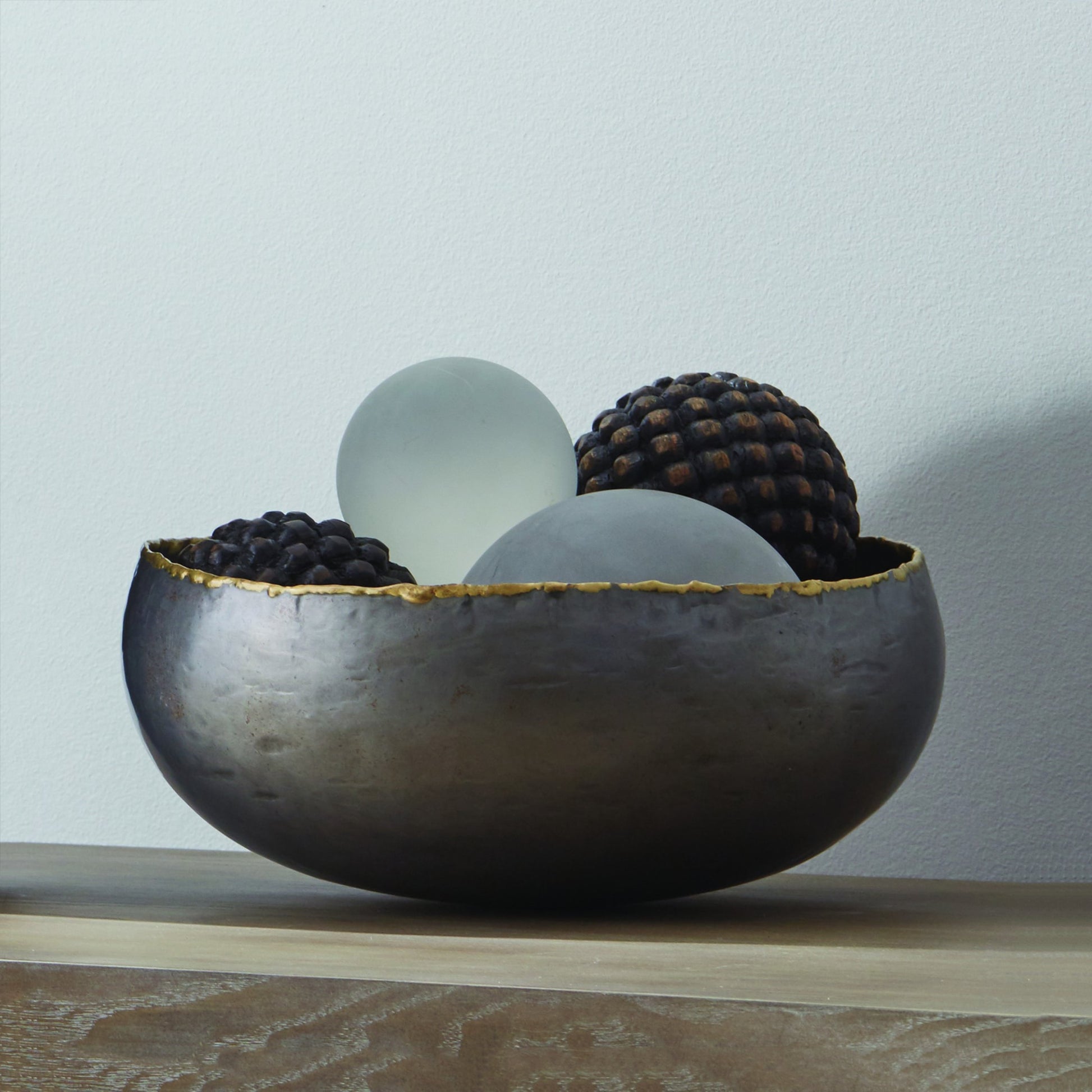 Laforge Bowl by Global Views. Made from iron in a eclectic & global style.