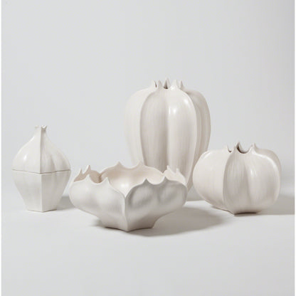 Star Fruit Box by Global Views. Made from ceramic in a modern style.