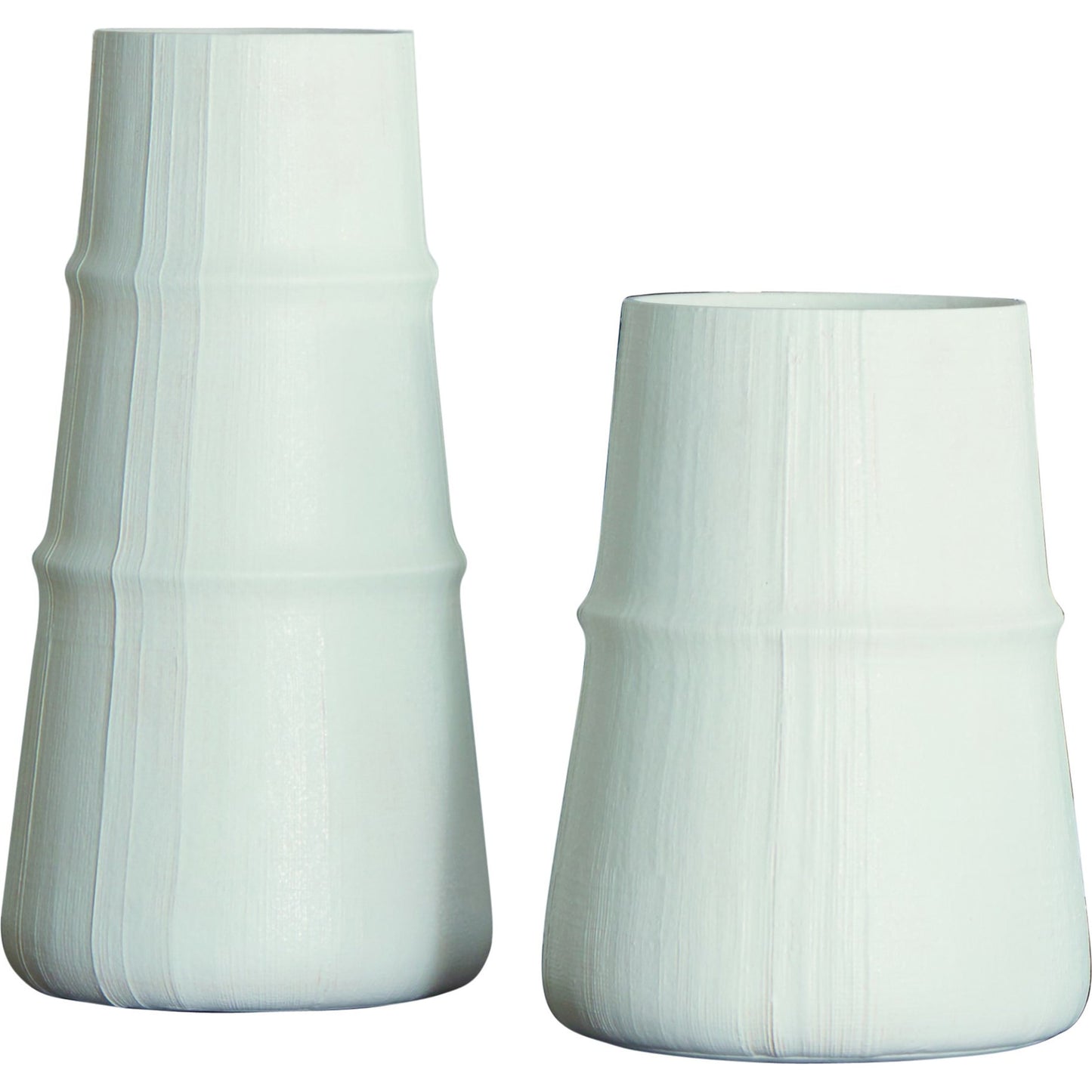 003 SR-701548,SR-701549 | Additional Silo | Linen Vase by Global Views. Made from porcelain in a modern style.