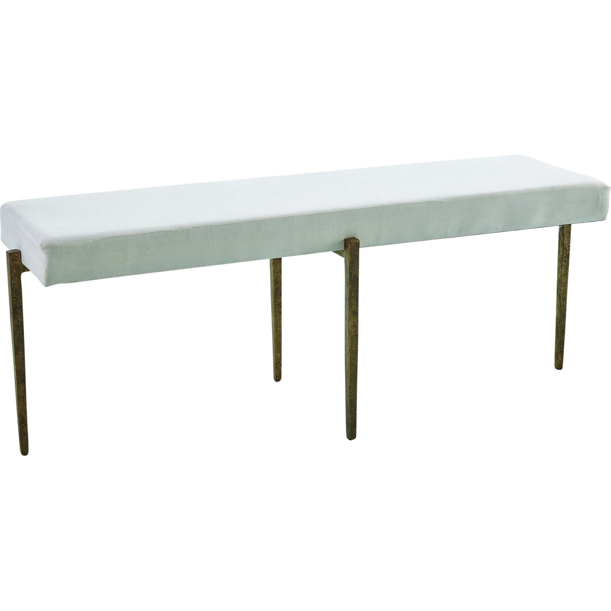 Laforge Bench by Global Views. Made from iron in a modern style.