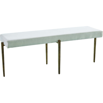 Laforge Bench by Global Views. Made from iron in a modern style.