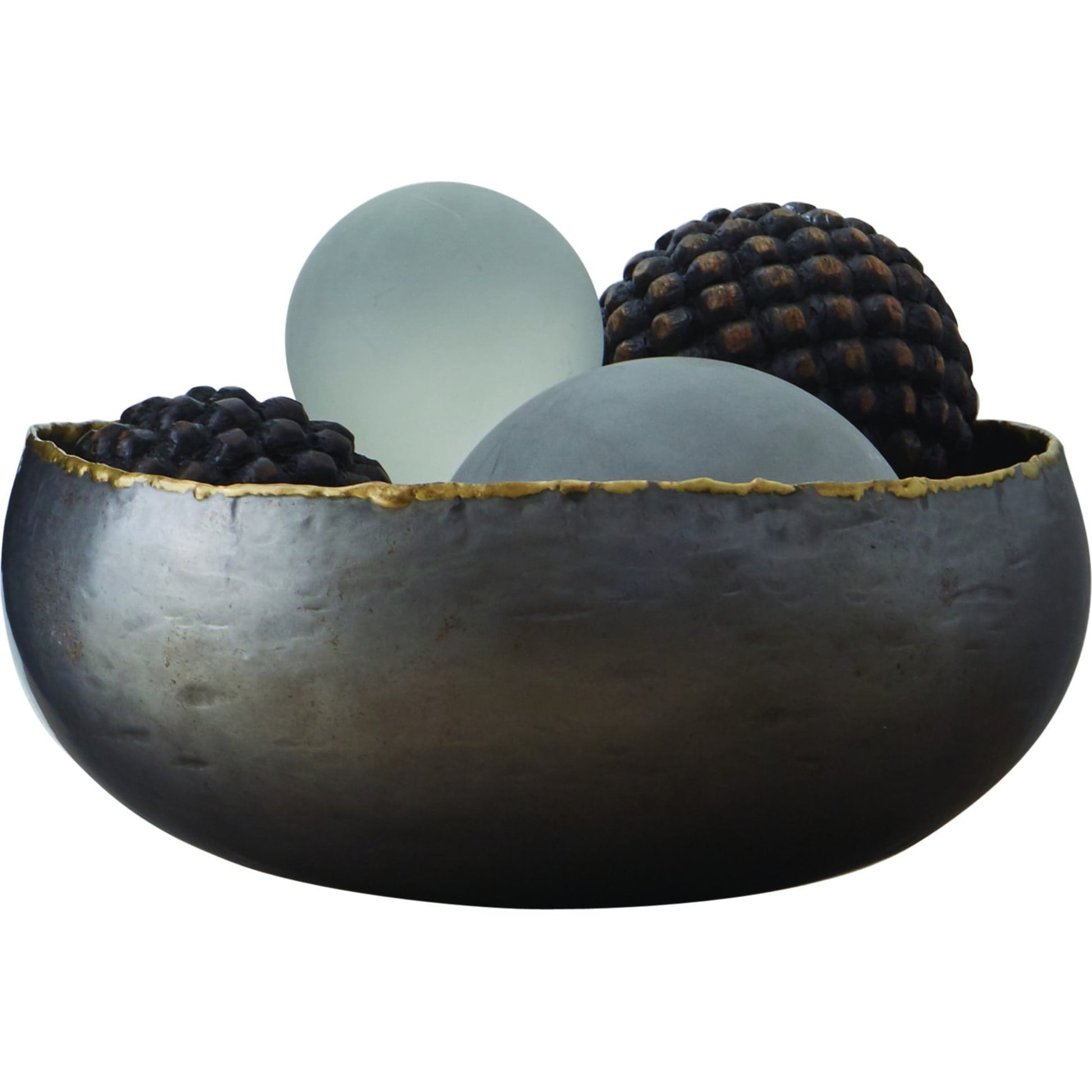 Laforge Bowl by Global Views. Made from iron in a eclectic & global style.