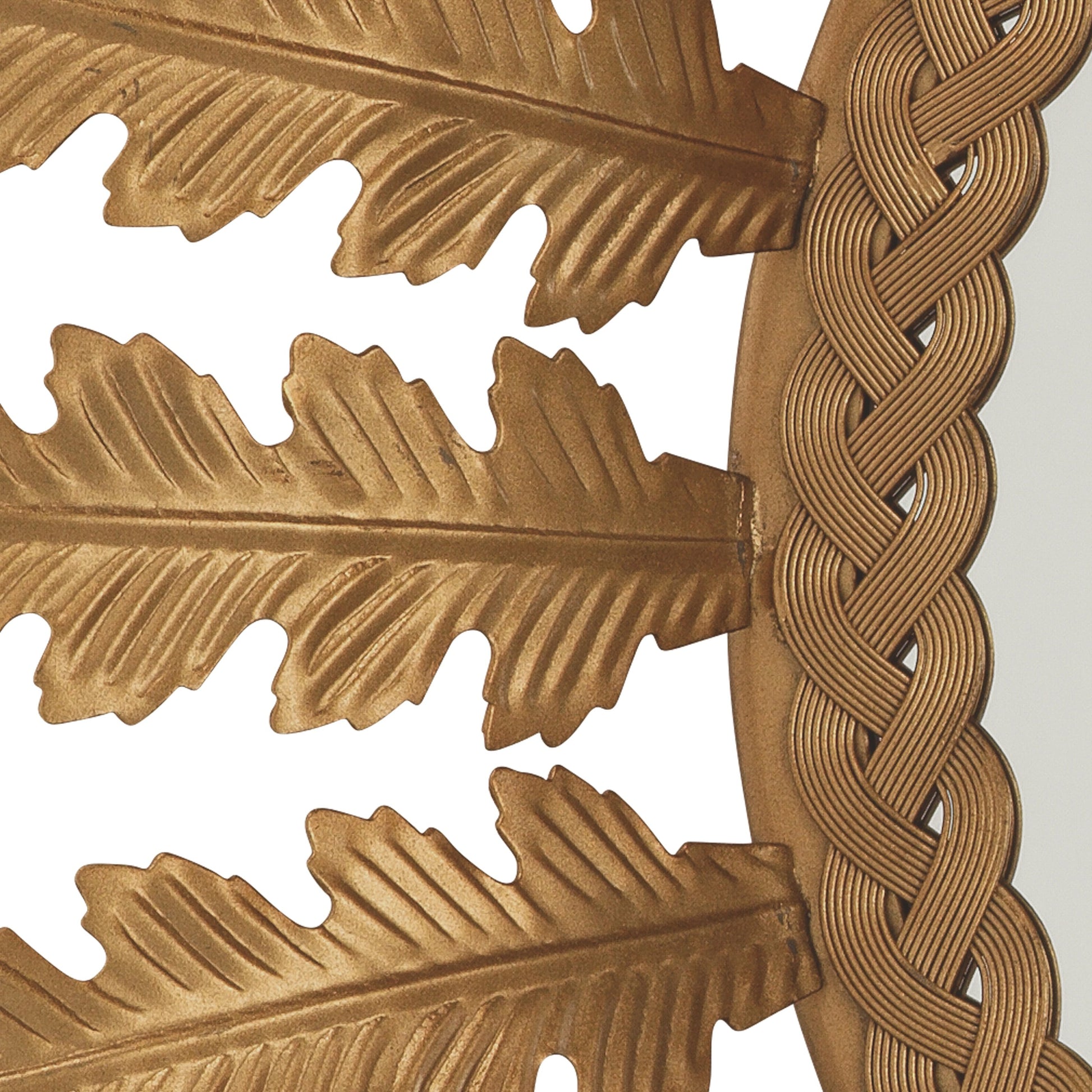 Elouise Mirror by Lifestyle by JY in antique brass. Made from metal in a transitional style.