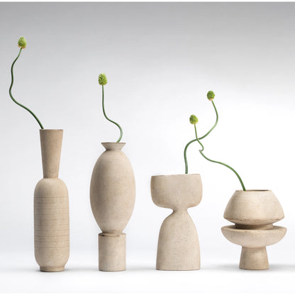 Anatomy Decorative Vase by Jamie Young in off white. Made from ceramic in a modern style.