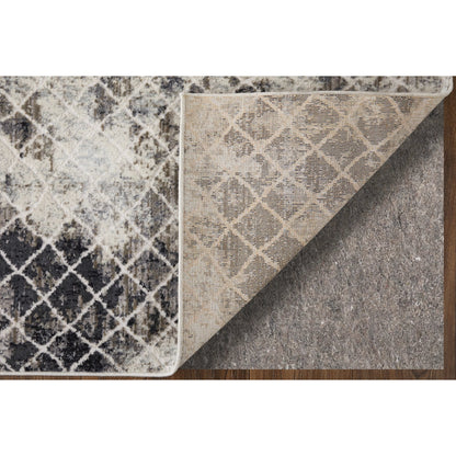 Kano Transitional Diamond Rug - 3873F by Feizy in ivory, gray, taupe. Made from polypropylene, polyester in a unique style.