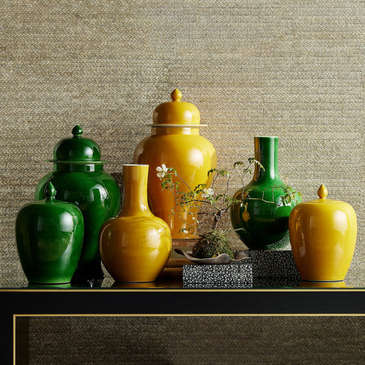 Imperial by Currey and Company. Made from porcelain in a transitional style.