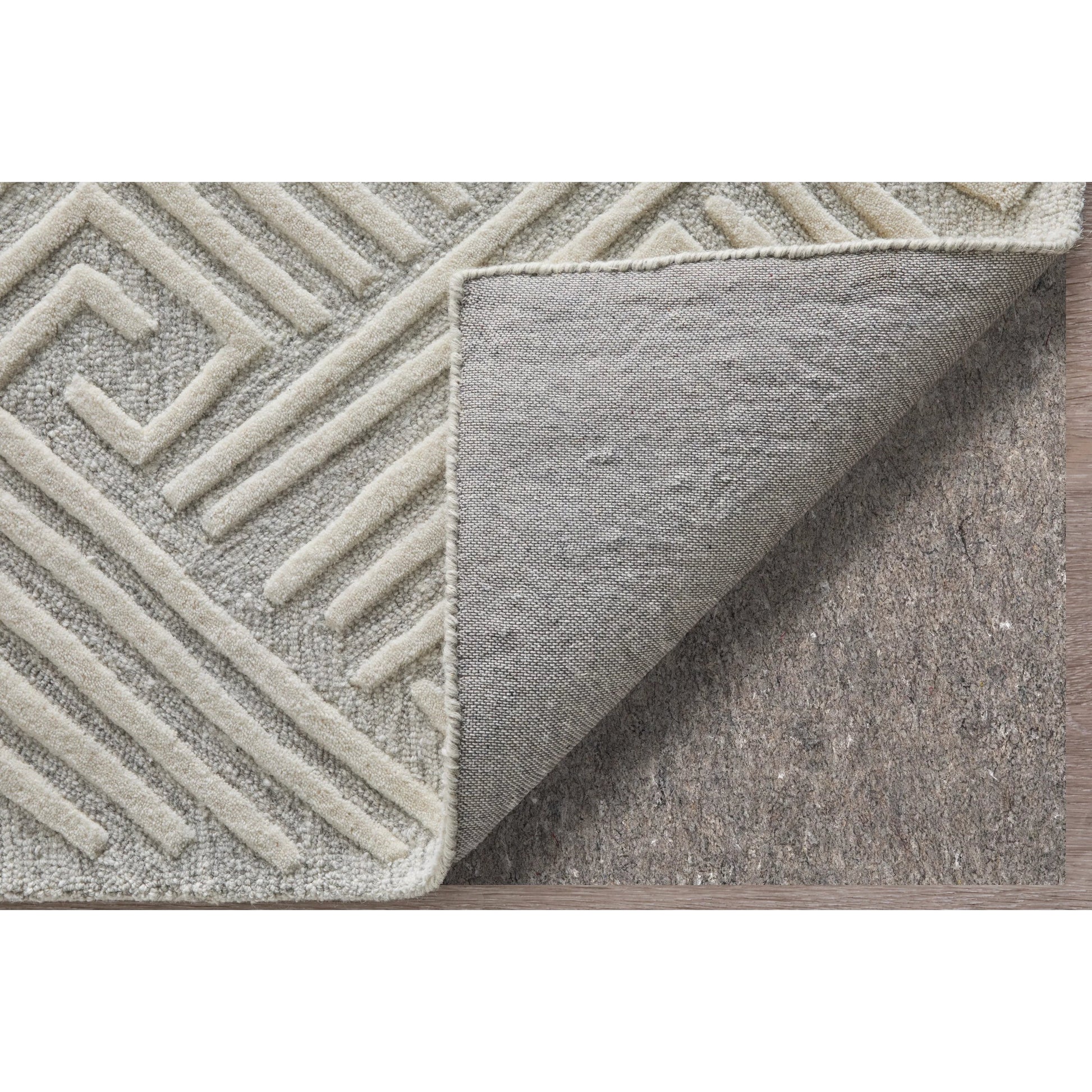 Enzo Geo Wool Rug - 8737F by Feizy. Made from wool in a unique style.