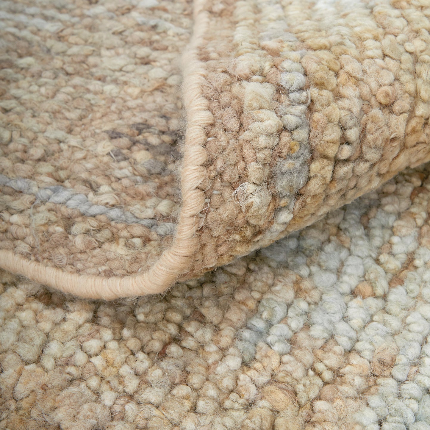 006 SI-2129865,SI-2129866,SI-2129867,SI-2129868,SI-2129869,SI-2129870 | Closeup | Grafton Traditional Ikat Rug - 69F8F by Feizy in tan, gray, ivory. Made from wool in a unique style.