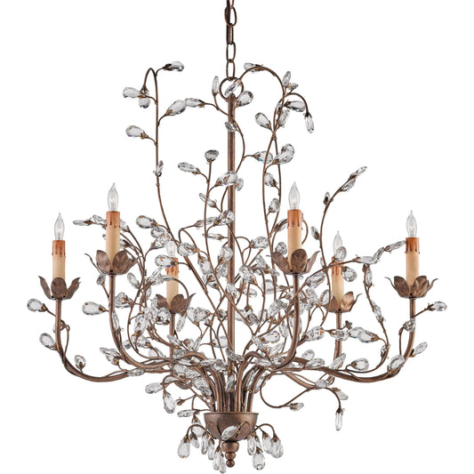 Crystal Bud Chandelier by Currey and Company. Made from unique in a traditional style.
