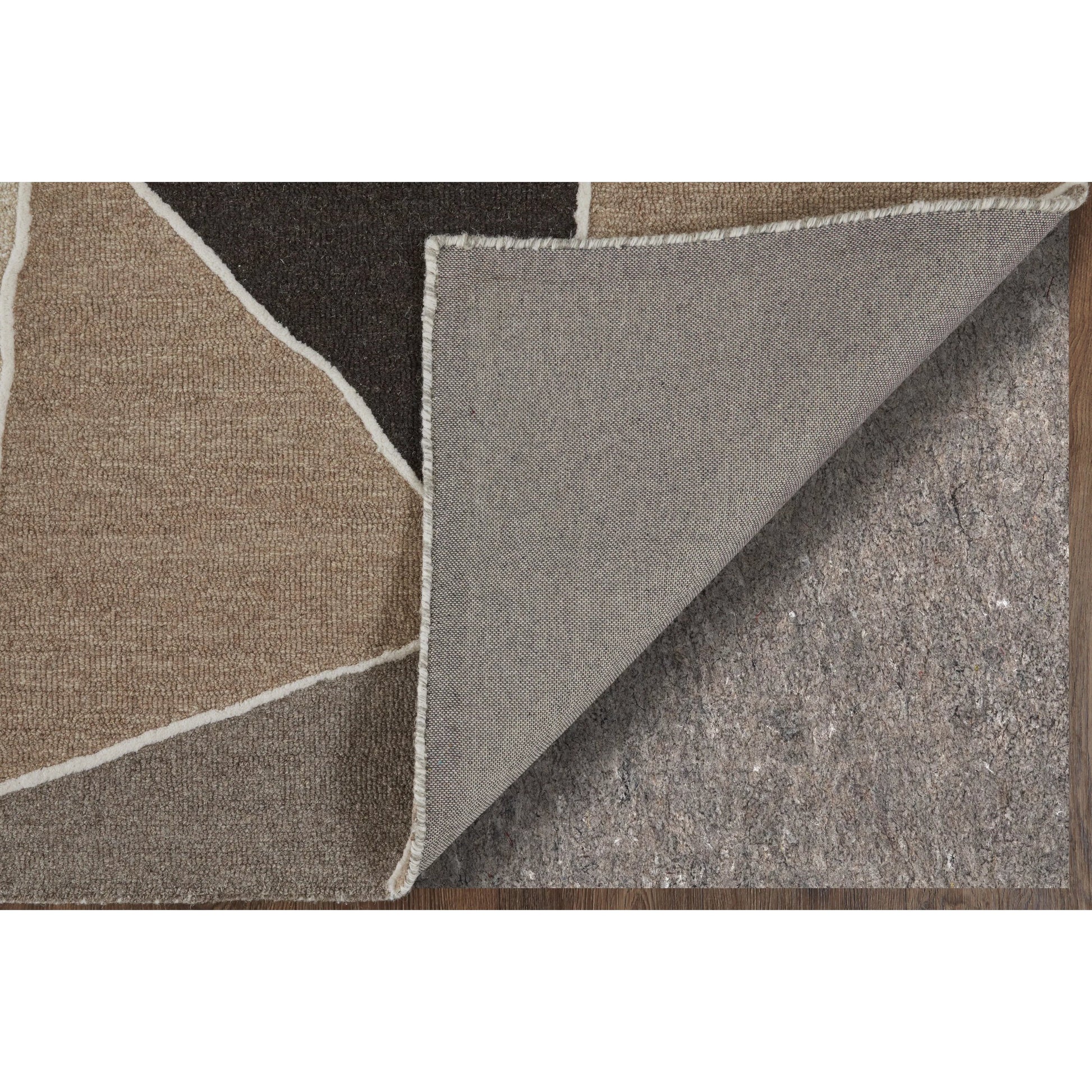 Kimball Transitional KIM8A33F Rug by Feizy in gray, black, brown. Made from wool in a unique style.