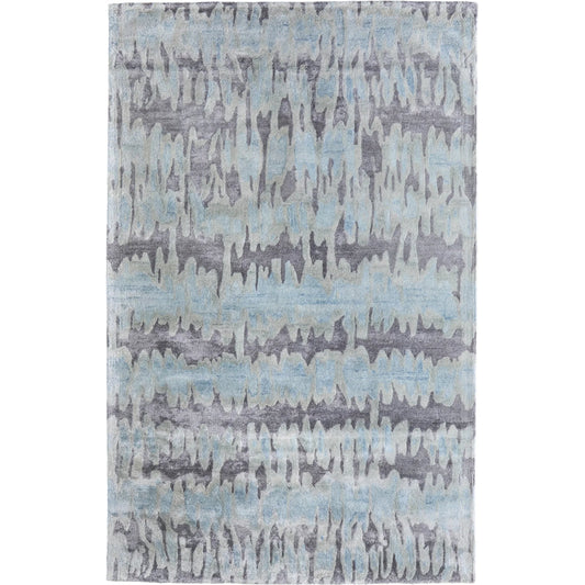 Dryden Transitional Rug - 8787F by Feizy in blue, green, gray. Made from viscose, wool in a unique style.