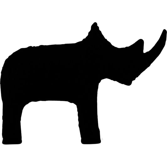 Rhino Statue by Currey and Company. Made from cast aluminum in a eclectic & global style.
