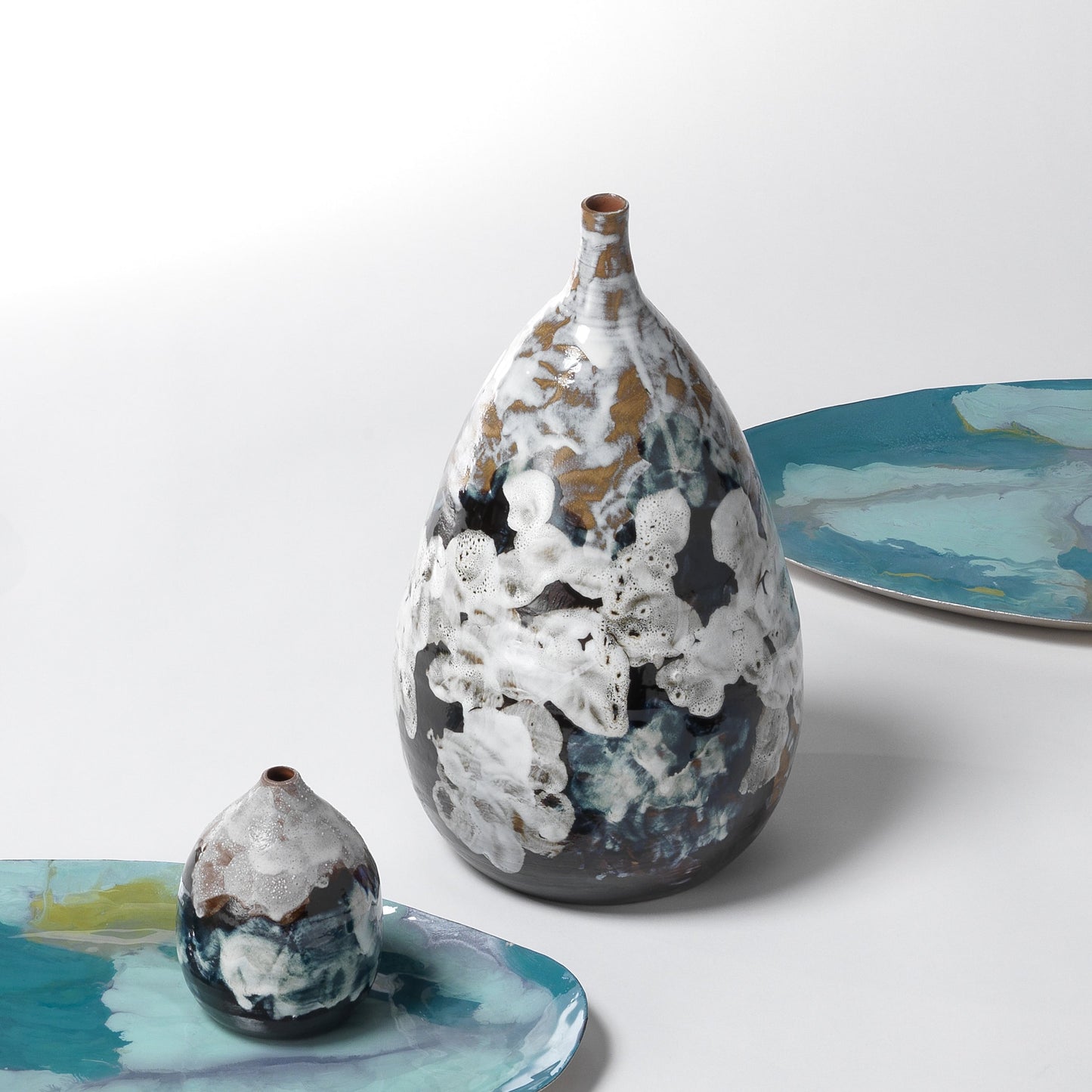 005 SI-1719669 | Additional Silo | Collage Vase by Jamie Young in multi. Made from ceramic in a eclectic & global style.