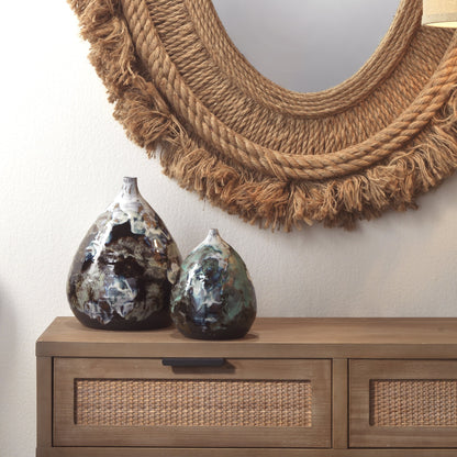 Collage Vase by Jamie Young in multi. Made from ceramic in a eclectic & global style.