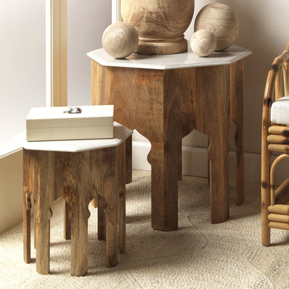 Constantine Box by Jamie Young in cream resin with horn accent. Made from resin on mdf, horn in a modern style.