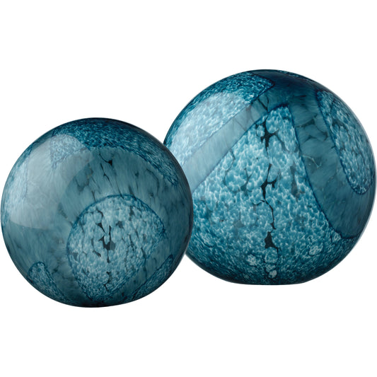 Cosmos Glass Balls by Jamie Young. Made from glass in a coastal style.