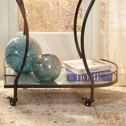 Cosmos Glass Balls by Jamie Young. Made from glass in a coastal style.