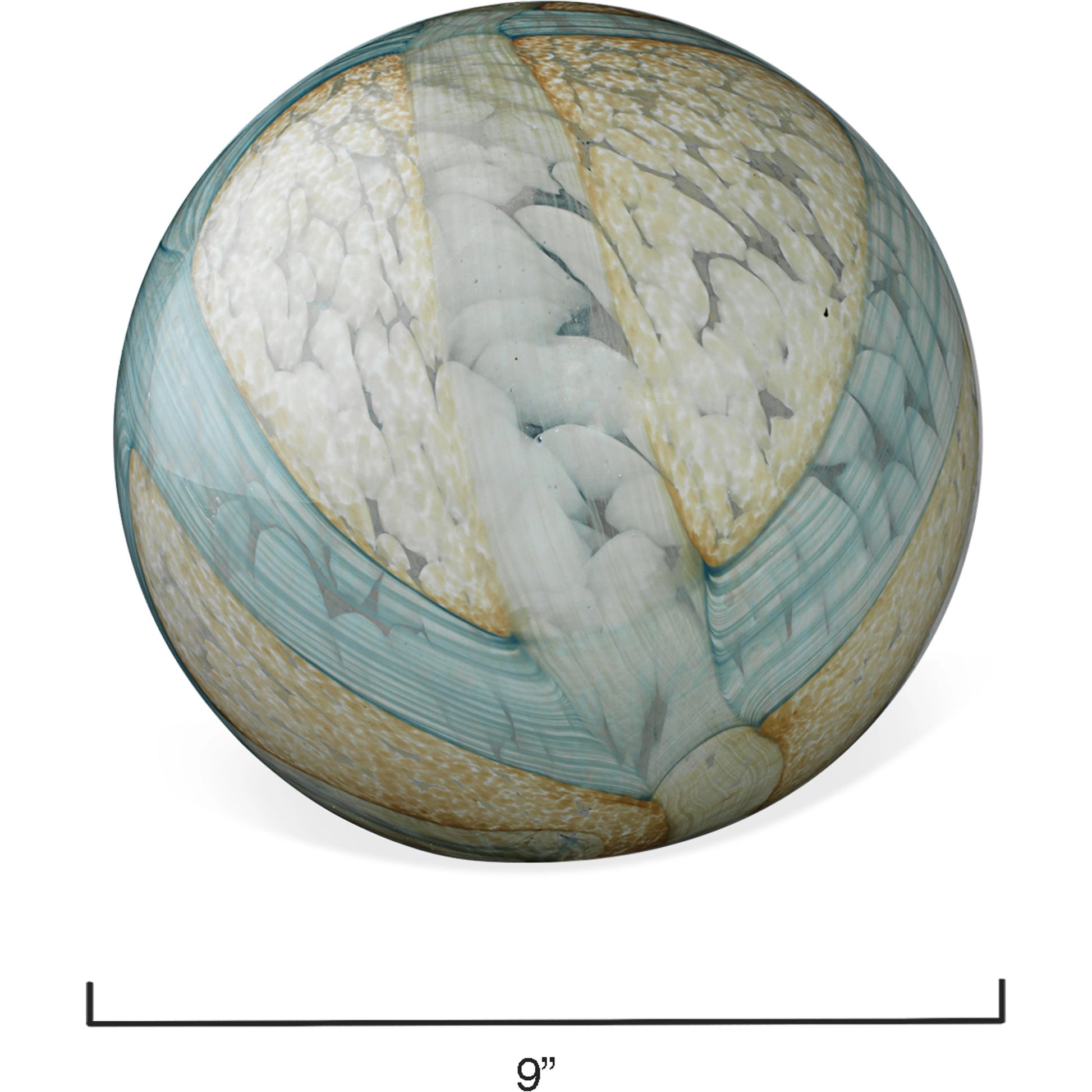 Cosmos Glass Balls by Jamie Young. Made from glass in a coastal style.