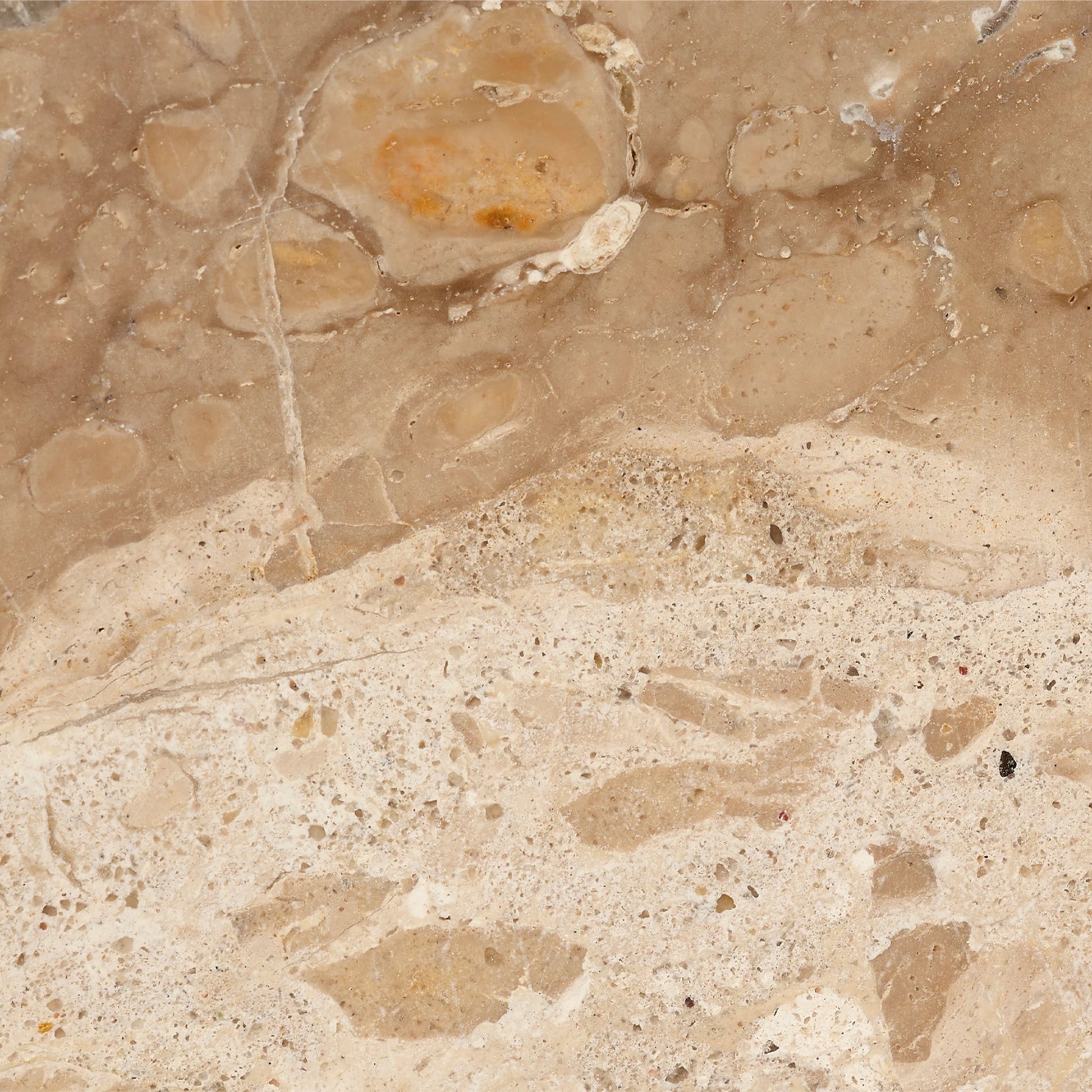 Crescent Marble Stand by Jamie Young in cream. Made from marble, metal: iron in a modern style.