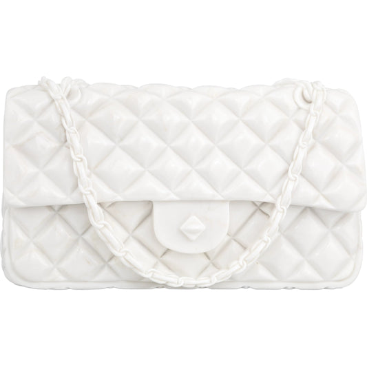 The Gabrielle by Currey and Company in white. Made from marble in a modern style.