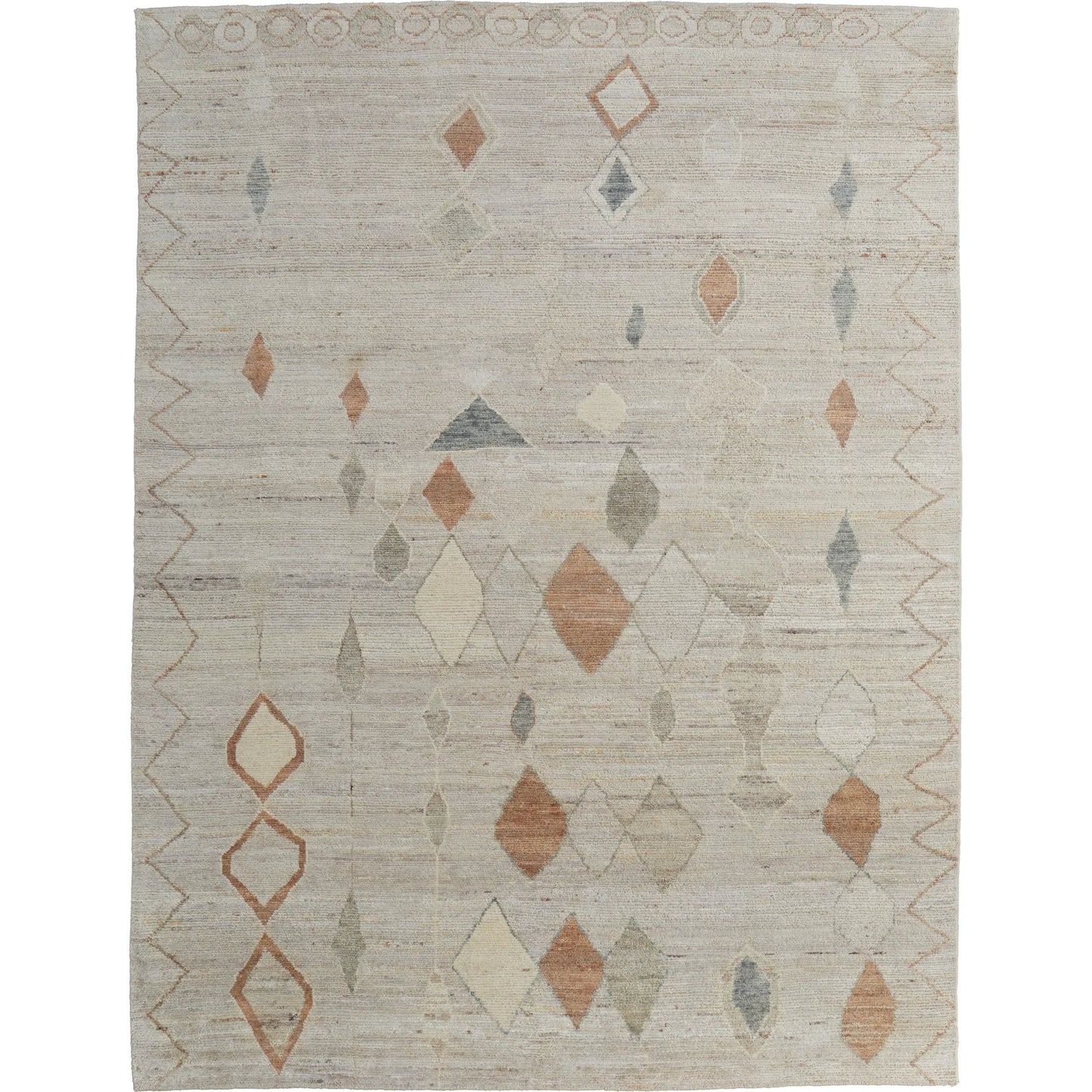 001 SI-2238402,SI-2238403,SI-2238404,SI-2238405,SI-2238406 | Primary Silo | Kasbah Moroccan Rug - KAS69G1F by Feizy in tan, orange, gray. Made from wool in a unique style.