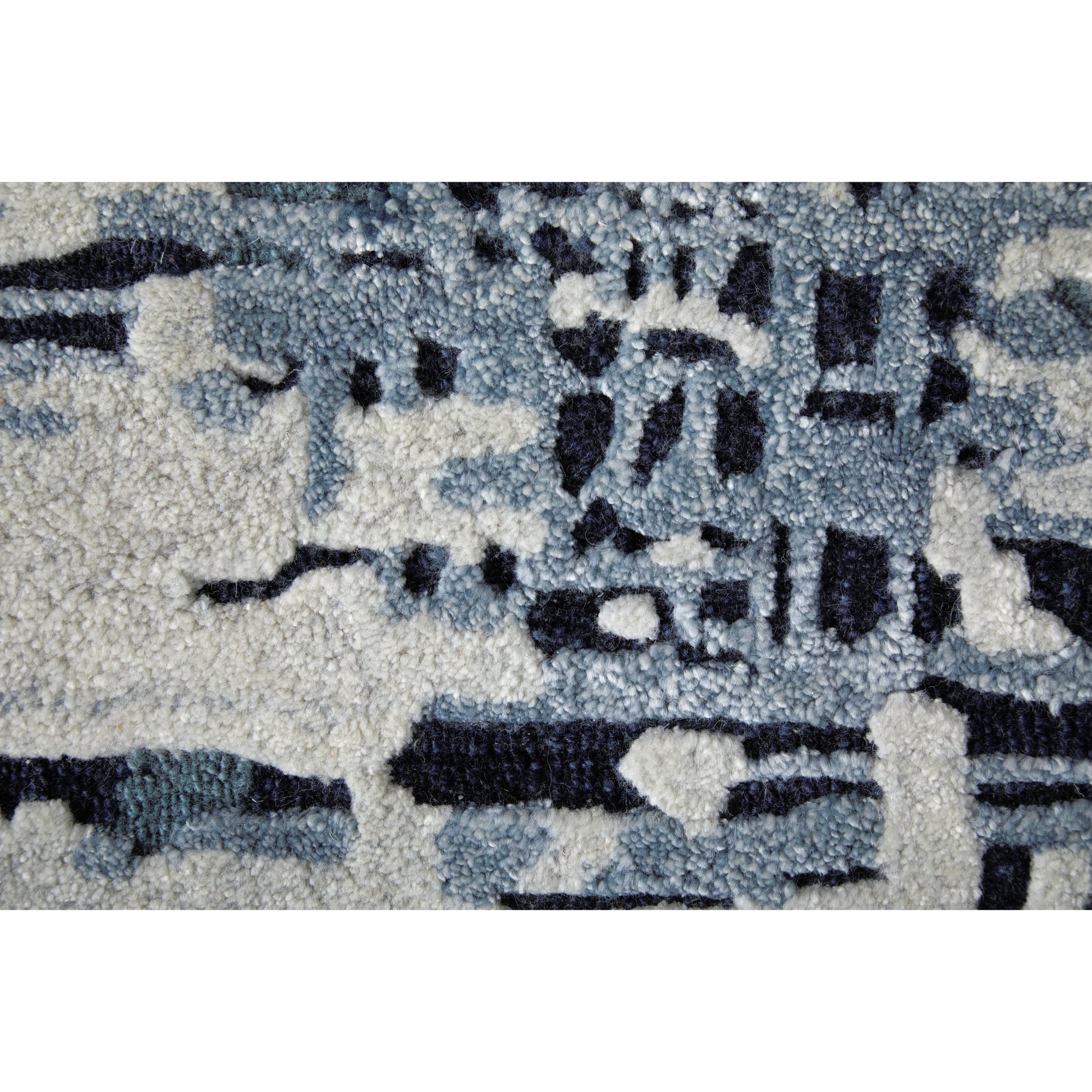 Zarah Rug - ZRH8917F by Feizy in blue, ivory. Made from viscose, wool in a unique style.