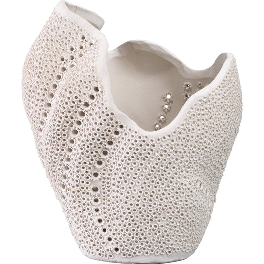 Eclipse Vase by Jamie Young. Made from porcelain in a coastal style.