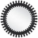 Diza Mirror by Currey and Company. Made from wood, glass in a modern style.