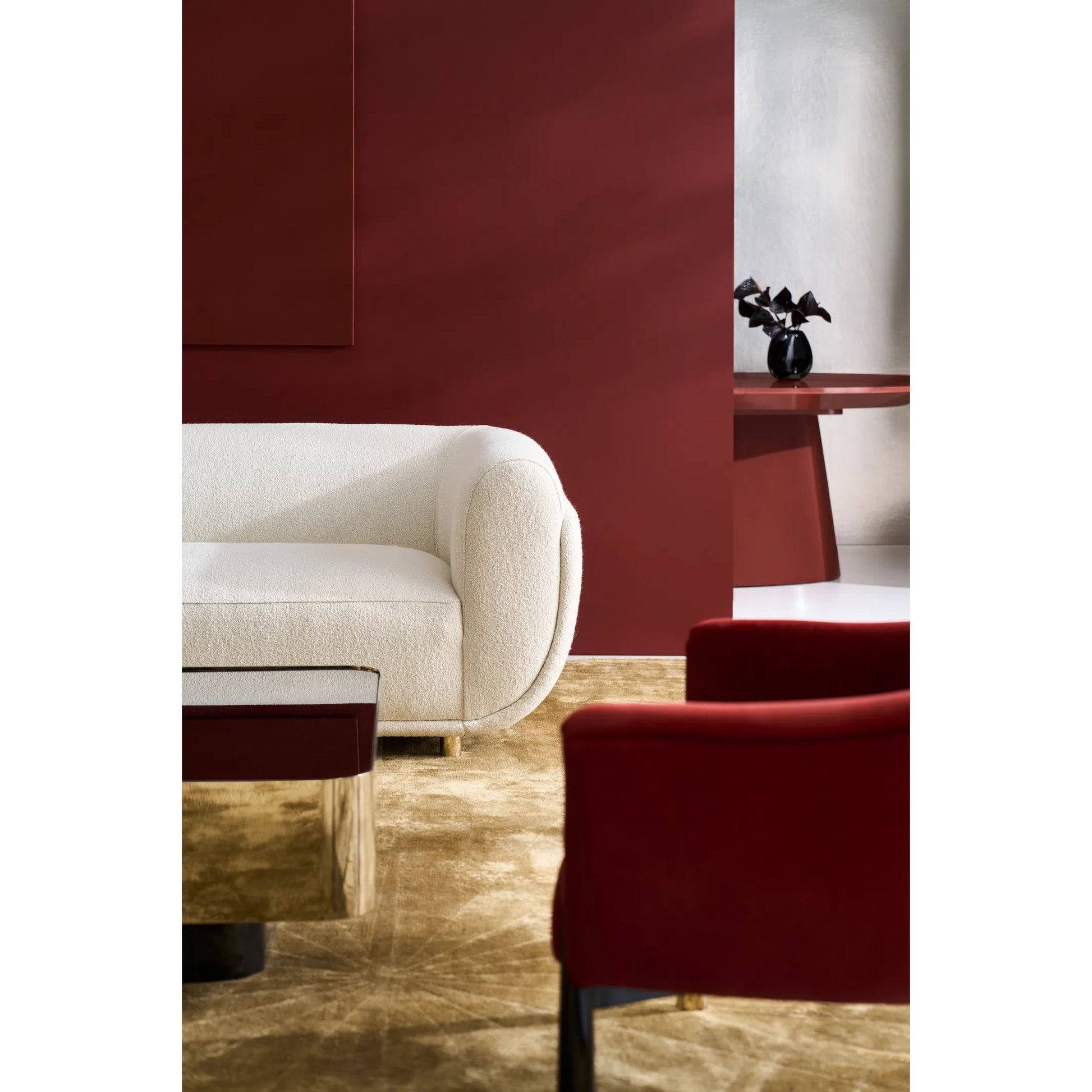 Baton Accent Chair by Caracole in chocolate truffle, whisper of gold. Made from unique in a eclectic & global style.