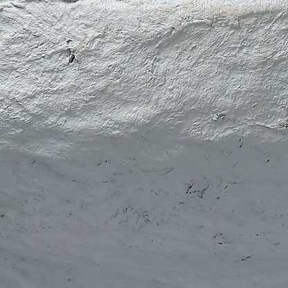 Garden Pedestal Bowl by Jamie Young in cream. Made from cotton mache in a modern style.