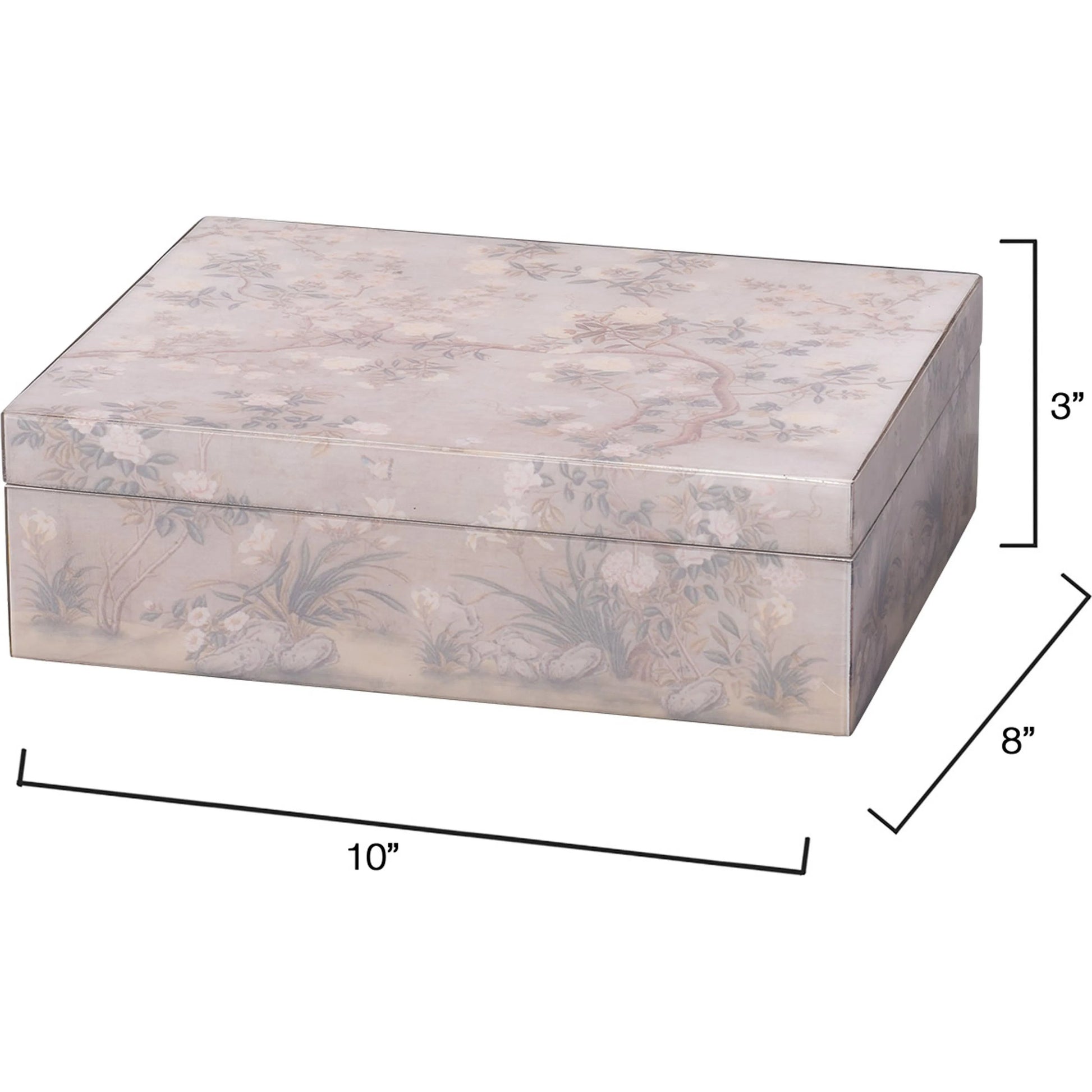 Garland Box by Jamie Young. Made from mdf, paper in a traditional style.