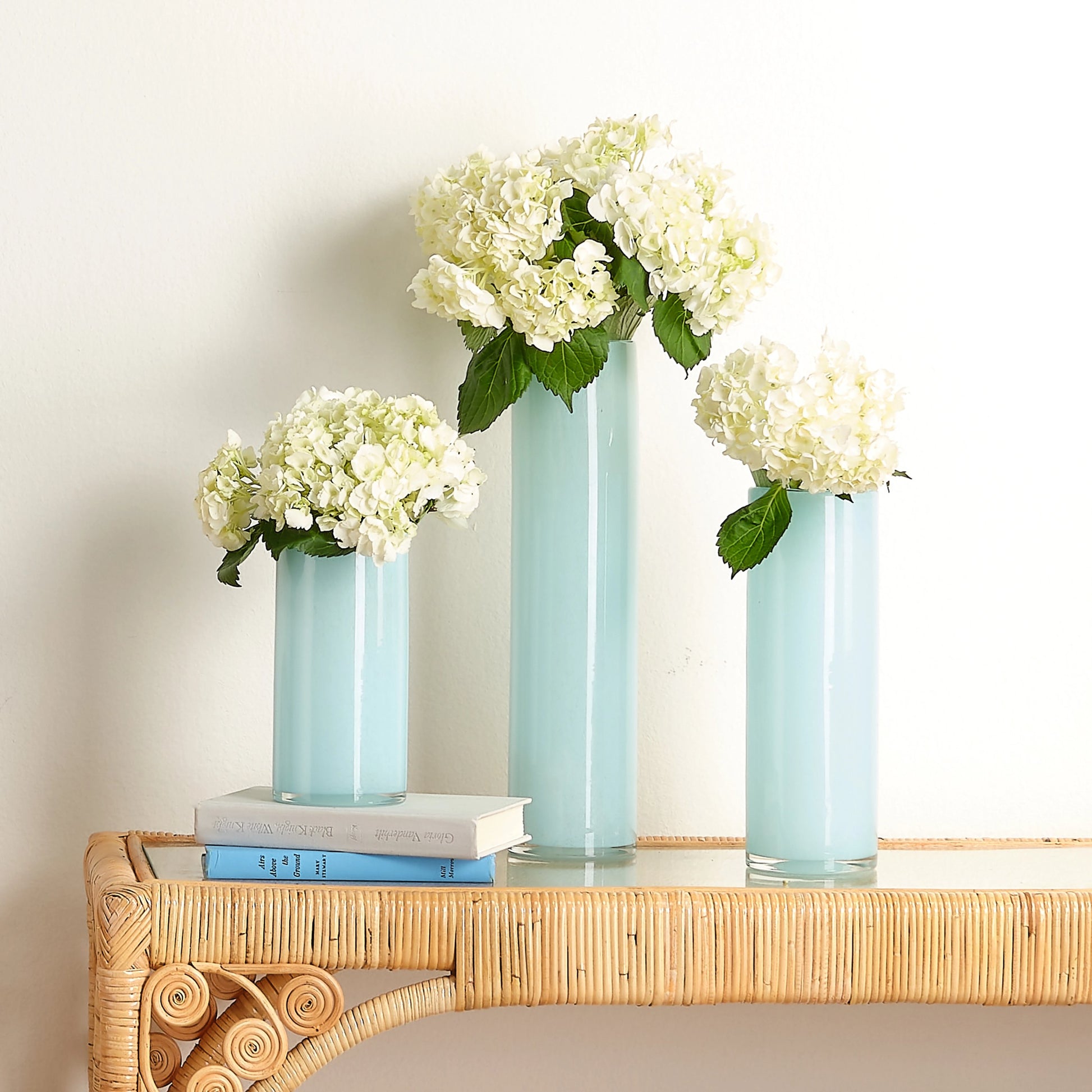 Gwendolyn Vases by Jamie Young. Made from glass in a modern style.