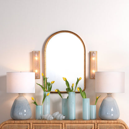 Gwendolyn Vases by Jamie Young. Made from glass in a modern style.