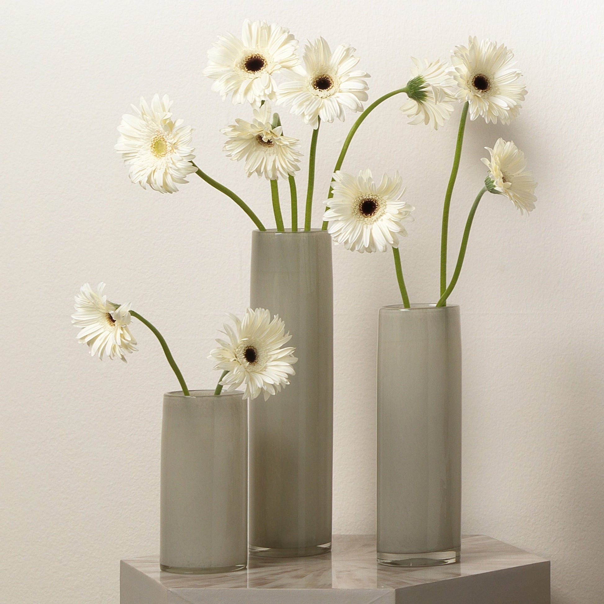 Gwendolyn Vases by Jamie Young. Made from glass in a modern style.