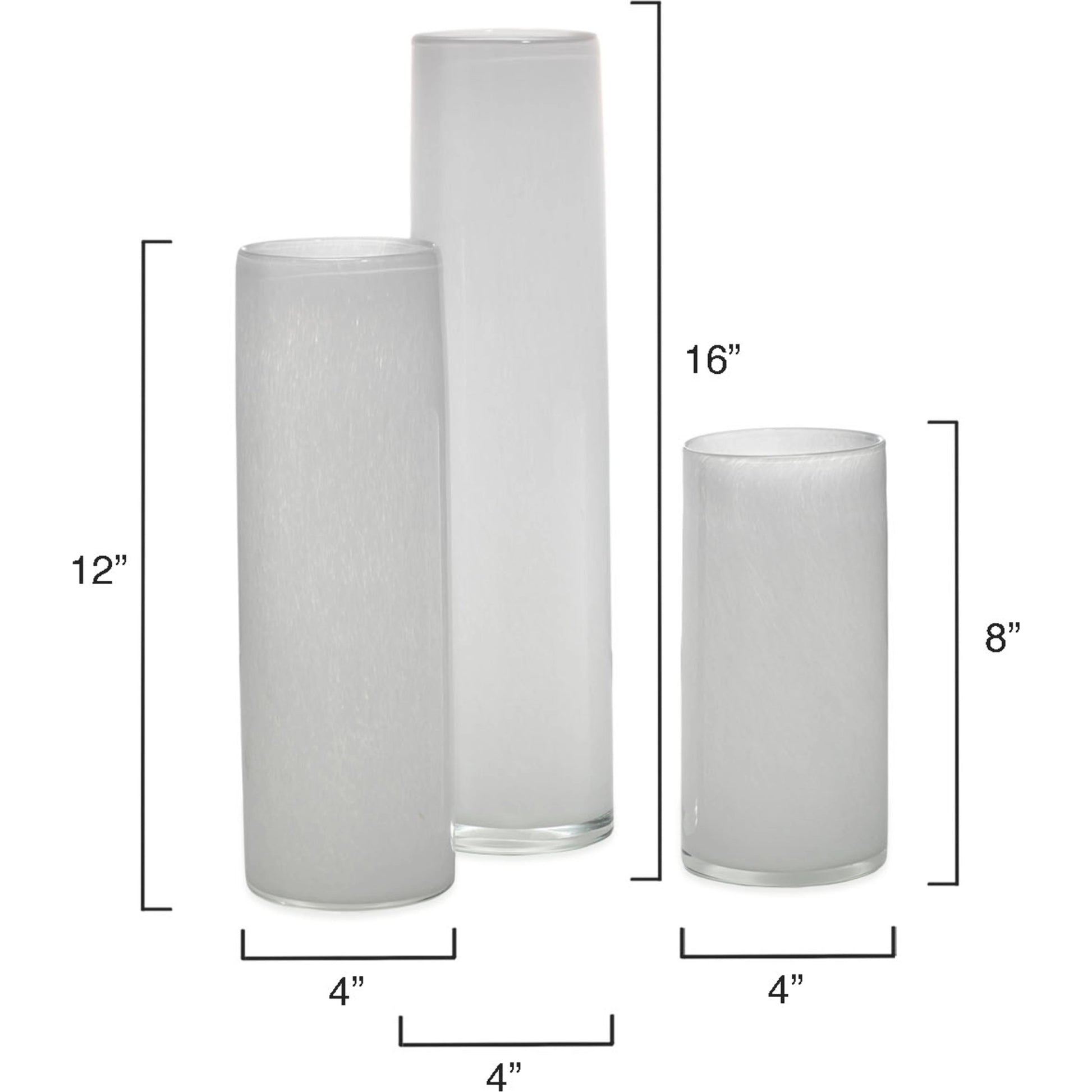 Gwendolyn Vases by Jamie Young. Made from glass in a modern style.