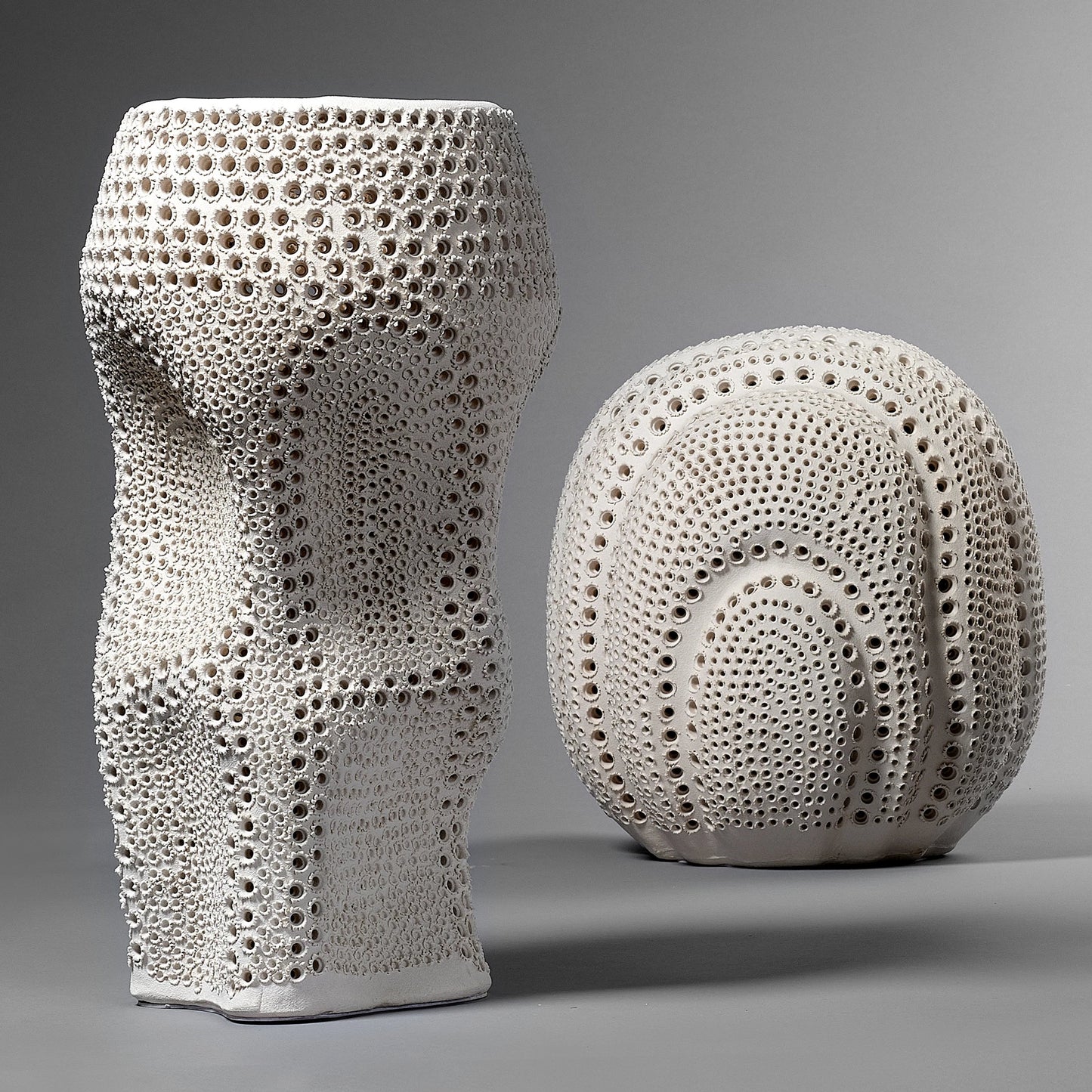 022 SI-1831443 | Lifestyle | Lunar Sphere by Jamie Young in matte white. Made from porcelain in a coastal style.