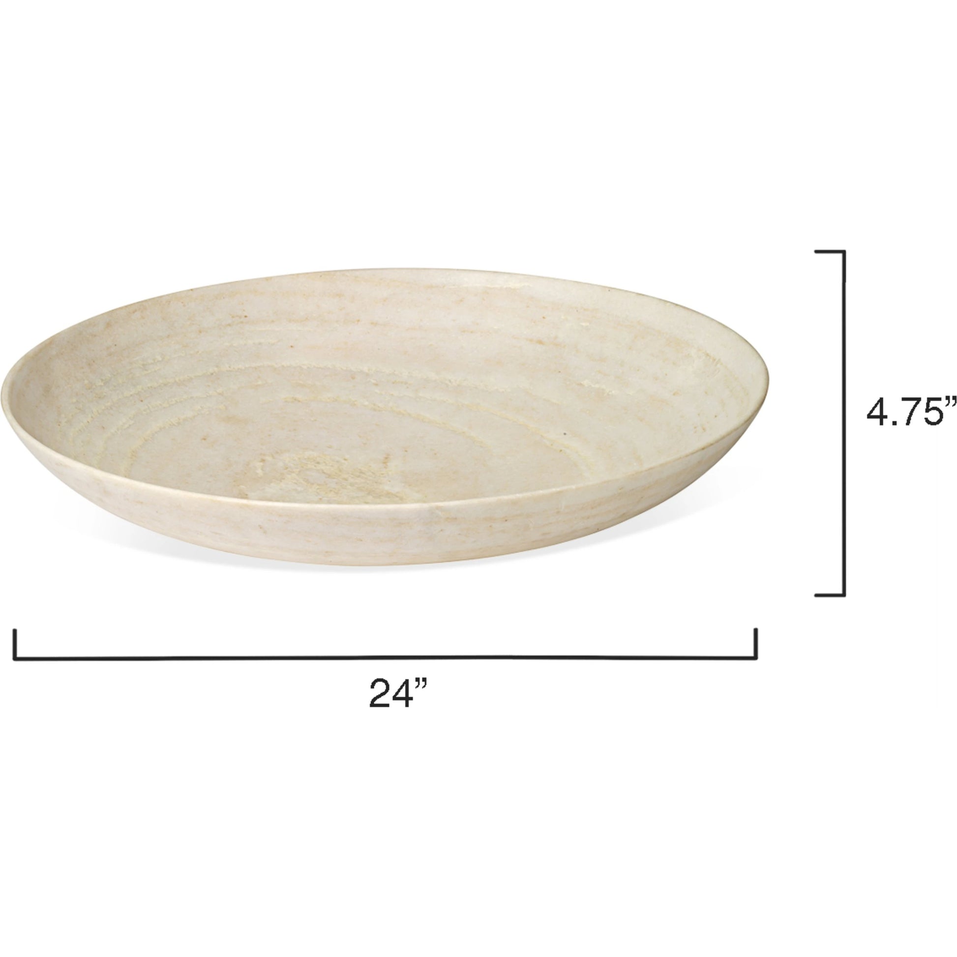Marble Bowl by Jamie Young in white marble. Made from marble in a eclectic & global style.