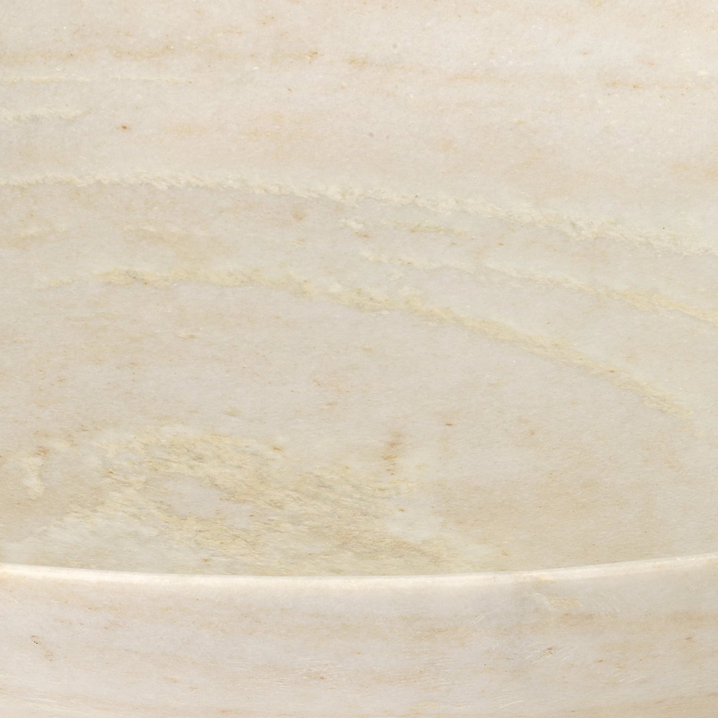 018 S-292069 | Closeup | Marble Bowl by Jamie Young in white marble. Made from marble in a eclectic & global style.