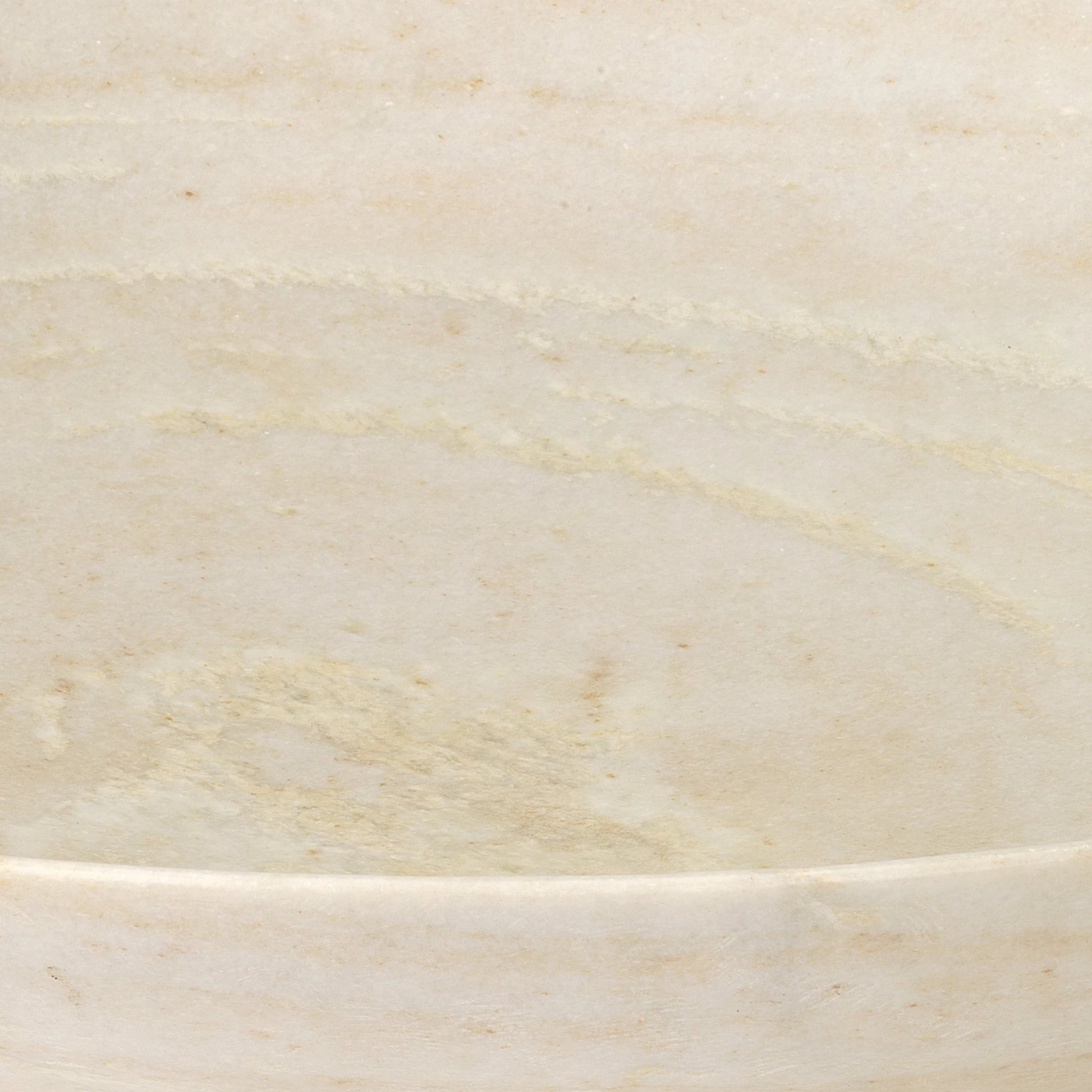 Marble Bowl by Jamie Young in white marble. Made from marble in a eclectic & global style.