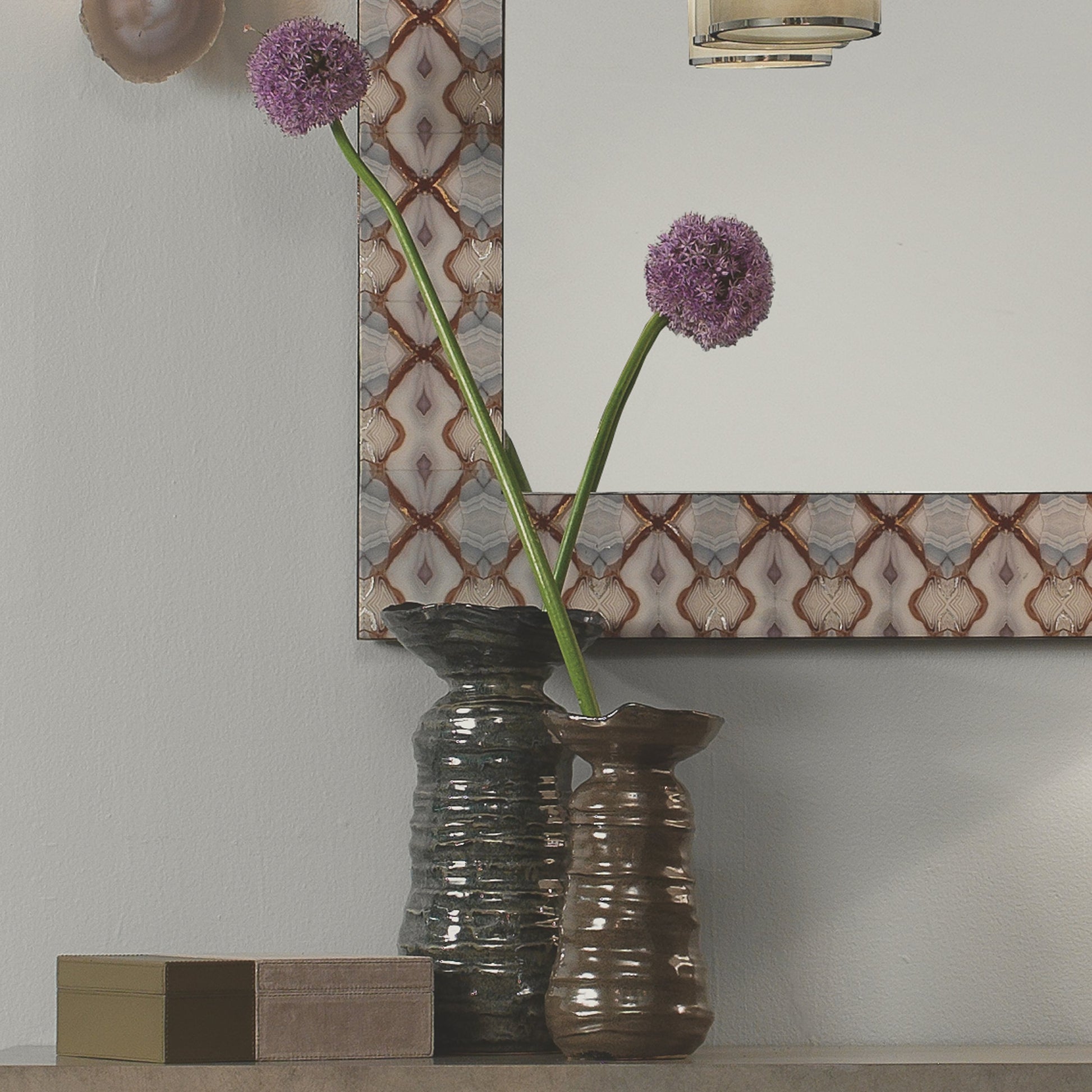 Marine Vase by Jamie Young in cream. Made from ceramic in a eclectic & global style.