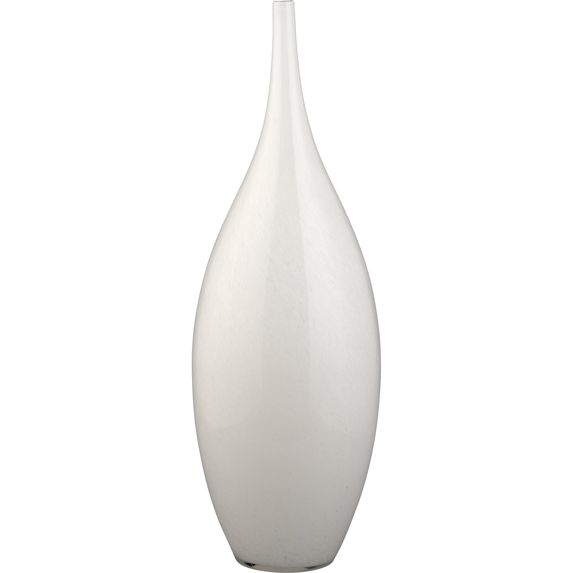 Nymph Decorative Vases by Jamie Young in white. Made from glass in a coastal style.