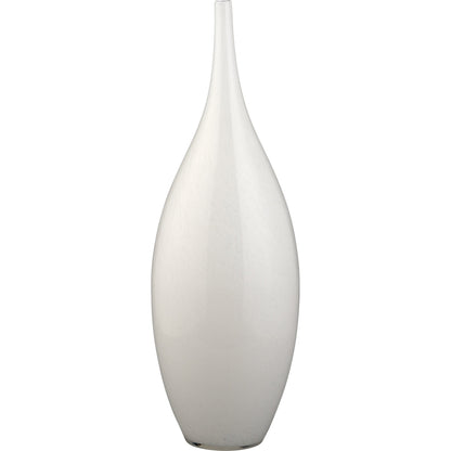 Nymph Decorative Vases by Jamie Young in white. Made from glass in a coastal style.