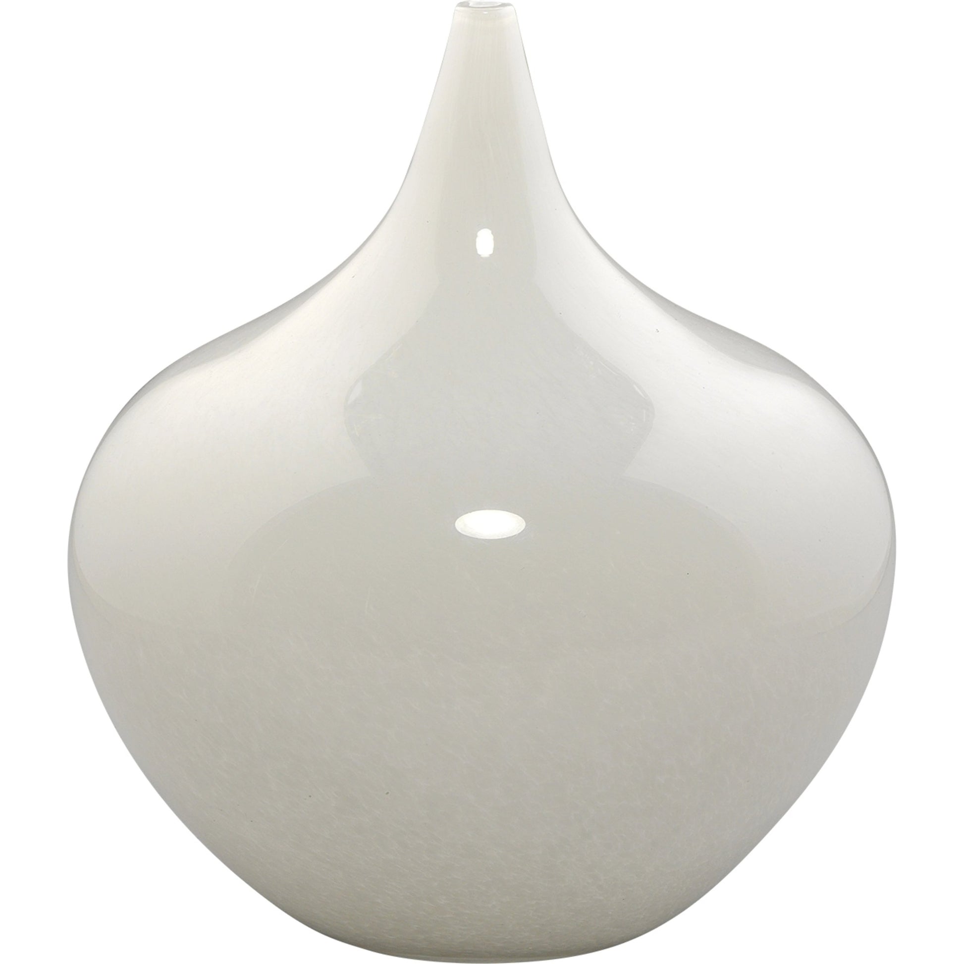 Nymph Decorative Vases by Jamie Young in white. Made from glass in a coastal style.