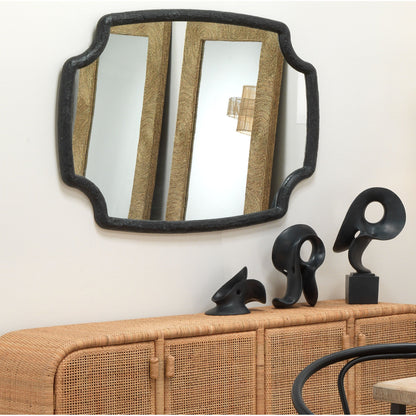 Obscure Object on Stand by Jamie Young in off white. Made from polyresin in a eclectic & global style.