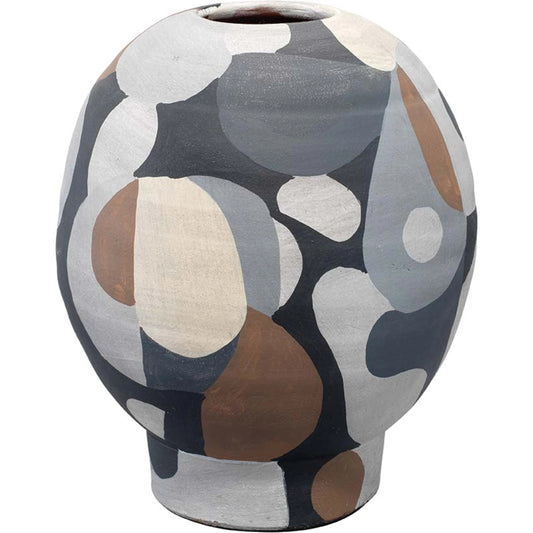 Pablo Short Vase by Jamie Young in neutral colored. Made from ceramic in a eclectic & global style.