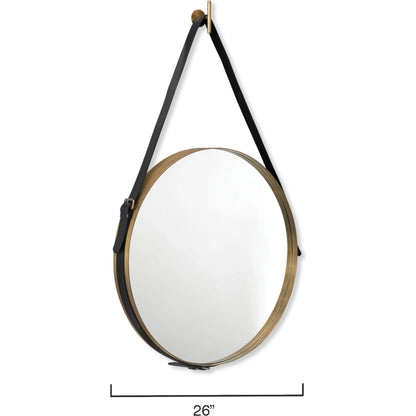 Round Mirror by Jamie Young. Made from unique in a coastal style.
