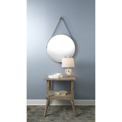 Round Mirror by Jamie Young. Made from unique in a coastal style.