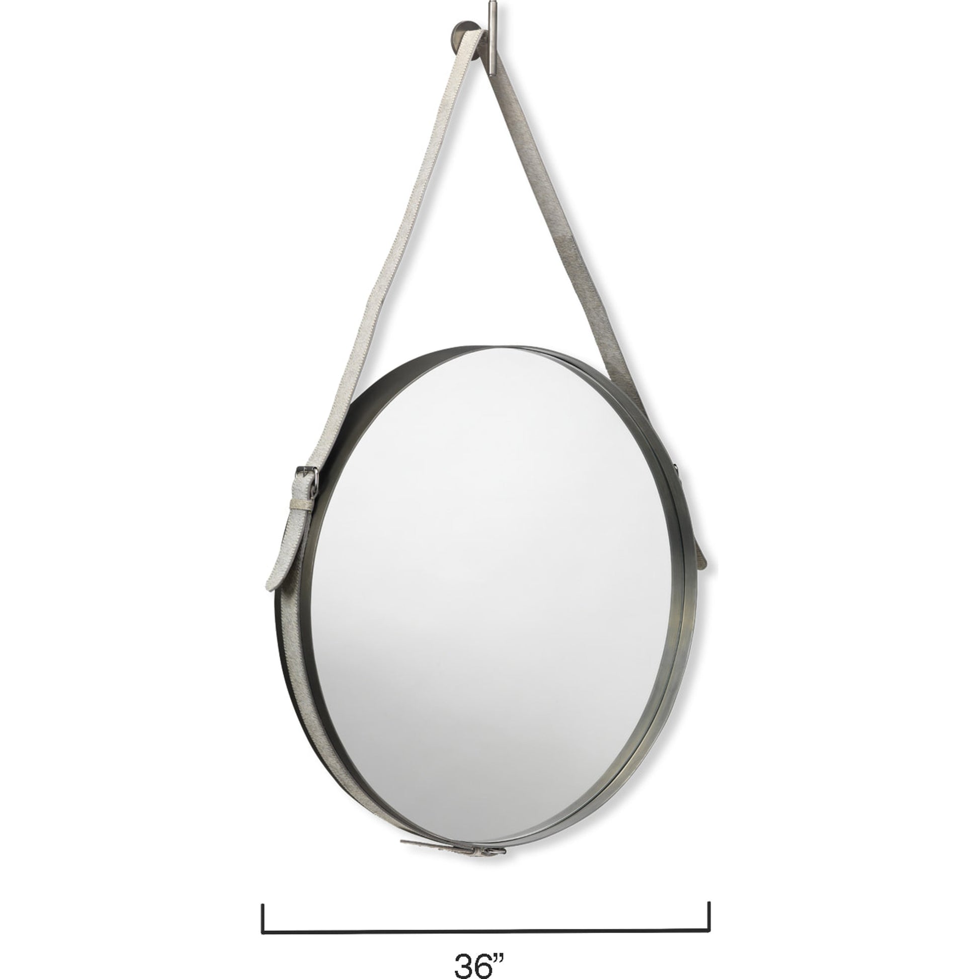 Round Mirror by Jamie Young. Made from unique in a coastal style.